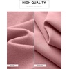 image:imageANRABESS Womens Crewneck Sweatshirt Long Sleeve Shirts  Side Split Curved HemLoose FitSoft Fleece Lined Casual Everyday Wear Lounge WorkampSchool OutfitsFall Spring ClothingPink