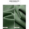 image:imageANRABESS Womens Crewneck Sweatshirt Long Sleeve Shirts  Side Split Curved HemLoose FitSoft Fleece Lined Casual Everyday Wear Lounge WorkampSchool OutfitsFall Spring ClothingGreen