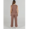 image:imageANRABESS 2 Piece Sets for Women Summer Outfits Travel Airport Vacation Clothing Tank Top Wide Leg Pants Matching Lounge SetsBrown