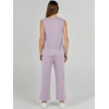 image:imageANRABESS 2 Piece Sets for Women Summer Outfits Travel Airport Vacation Clothing Tank Top Wide Leg Pants Matching Lounge SetsLight Purple