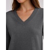 image:imageANRABESS 2 Piece Skirt Sets for Women Sweaters Set  Long Sleeve V Neck Pullover Sweaters Pleated Mini Skirt Fall Winter TrendyComfy CuteLounge Casual Travel Going OutDark Grey