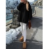 image:imageANRABESS Hoodies for Women Oversized Fall Fashion Outfits  Raglan Long Sleeve Pullover Sweatshirts Side Slit Tunic Cozy Soft Tops Casual Travel Going Out amp Workout Cute Y2K ClothesBlack