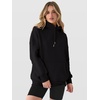 image:imageANRABESS Hoodies for Women Oversized Longline Sweatshirts  Long Sleeve Drawstring Pullover with Pockets Soft Cozy Warm Fleece Casual Y2K Teen Girls Clothes Fall Winter OutfitsBlack