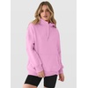 image:imageANRABESS Hoodies for Women Oversized Longline Sweatshirts  Long Sleeve Drawstring Pullover with Pockets Soft Cozy Warm Fleece Casual Y2K Teen Girls Clothes Fall Winter OutfitsPink