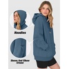 image:imageANRABESS Hoodies for Women Oversized Longline Sweatshirts  Long Sleeve Drawstring Pullover with Pockets Soft Cozy Warm Fleece Casual Y2K Teen Girls Clothes Fall Winter OutfitsGrey Blue