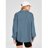image:imageANRABESS Sweatshirts for Womens Loose Fit Quarter Zip Pullover  Soft Cozy Long Sleeve Tops School Work Rreppy Giong Out Clothes Casual Cute Relaxed Loungewear Fall Winter Fashion OutfitsGrey Blue
