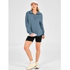 image:imageANRABESS Sweatshirts for Womens Loose Fit Quarter Zip Pullover  Soft Cozy Long Sleeve Tops School Work Rreppy Giong Out Clothes Casual Cute Relaxed Loungewear Fall Winter Fashion OutfitsGrey Blue