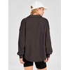 image:imageANRABESS Sweatshirts for Womens Loose Fit Quarter Zip Pullover  Soft Cozy Long Sleeve Tops School Work Rreppy Giong Out Clothes Casual Cute Relaxed Loungewear Fall Winter Fashion OutfitsBrown