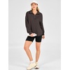 image:imageANRABESS Sweatshirts for Womens Loose Fit Quarter Zip Pullover  Soft Cozy Long Sleeve Tops School Work Rreppy Giong Out Clothes Casual Cute Relaxed Loungewear Fall Winter Fashion OutfitsBrown