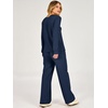image:imageANRABESS Two Piece Sets for Women Fall Lounge Airport Outfits  Long Sleeve Top amp Wide Leg Pants2026 Fashion Winter Matching Track Suits SetComfiest SoftTravel Vacation Casual Daily WearNavy Blue