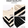 image:imageANRABESS Two Piece Sets for Women Summer Casual Knit Sweater Vest Pants Set Vacation Airport Clothes 2026 Fall OutfitsApricotblack