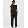 image:imageANRABESS Two Piece Sets for Women Summer Casual Knit Sweater Vest Pants Set Vacation Airport Clothes 2026 Fall OutfitsBlack
