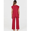 image:imageANRABESS Two Piece Sets for Women Summer Casual Knit Sweater Vest Pants Set Vacation Airport Clothes 2026 Fall OutfitsRed