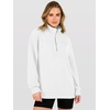 image:imageANRABESS Waffle Knit Sweatshirt for Women Lightweight Shirts  Comfy Long Sleeve Quarter Zip Pullover Tops Loose Fit Side Slits Casual Daily Wear amp Work Fall Spring OutfitsWhite