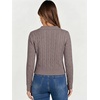 image:imageANRABESS Womens Cable Knit Sweaters Long Sleeve Cropped  V Neck Collared Pullover Sweater Top Polo Knit Shirt Business Casual Work Clothes Daily Wear Fashion Fall Winter OutfitsPink Apricot