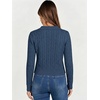 image:imageANRABESS Womens Cable Knit Sweaters Long Sleeve Cropped  V Neck Collared Pullover Sweater Top Polo Knit Shirt Business Casual Work Clothes Daily Wear Fashion Fall Winter OutfitsDeep Blue