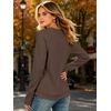 image:imageANRABESS Womens Crewneck Ralgan Long Sleeve Tunic Tops  Tulip Hem Sweatshirts with Thumbhole Warm Soft Comfy Going Out Work Fall Winter Transtion Pullover OutfitsBrown