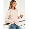 image:imageANRABESS Womens Crewneck Ralgan Long Sleeve Tunic Tops  Tulip Hem Sweatshirts with Thumbhole Warm Soft Comfy Going Out Work Fall Winter Transtion Pullover OutfitsBeige