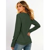 image:imageANRABESS Womens Crewneck Ralgan Long Sleeve Tunic Tops  Tulip Hem Sweatshirts with Thumbhole Warm Soft Comfy Going Out Work Fall Winter Transtion Pullover OutfitsDeep Green