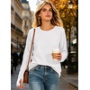 image:imageANRABESS Womens Crewneck Ralgan Long Sleeve Tunic Tops  Tulip Hem Sweatshirts with Thumbhole Warm Soft Comfy Going Out Work Fall Winter Transtion Pullover OutfitsWhite