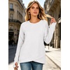 image:imageANRABESS Womens Crewneck Ralgan Long Sleeve Tunic Tops  Tulip Hem Sweatshirts with Thumbhole Warm Soft Comfy Going Out Work Fall Winter Transtion Pullover OutfitsWhite