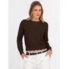 image:imageANRABESS Womens Long Sleeve Scalloped Cropped Sweaters  Lightweight Soft Comfy Ribbed KnitDressy Casual Pullover TopsBusiness Work OfficeTravel Vacation WearFall Winter ClothesCoffee