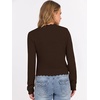 image:imageANRABESS Womens Long Sleeve Scalloped Cropped Sweaters  Lightweight Soft Comfy Ribbed KnitDressy Casual Pullover TopsBusiness Work OfficeTravel Vacation WearFall Winter ClothesCoffee