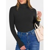 image:imageANRABESS Womens Long Sleeve Turtleneck Shirts Casual Ribbed Basic Tee Slim Soft Thermal Tops 2026 Fall Going Out ClothesBlack