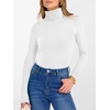 image:imageANRABESS Womens Long Sleeve Turtleneck Shirts Casual Ribbed Basic Tee Slim Soft Thermal Tops 2026 Fall Going Out ClothesWhite