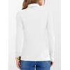 image:imageANRABESS Womens Long Sleeve Turtleneck Shirts Casual Ribbed Basic Tee Slim Soft Thermal Tops 2026 Fall Going Out ClothesWhite