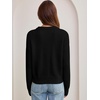 image:imageANRABESS Womens Oversized Long Sleeve Crewneck Cropped Sweater  Wool Blend Soft Warm Fuzzy Chunky Pullover Basic Casual Comfy Knit Tops Fall Winter Outfits ClothesBlack