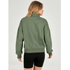 image:imageANRABESS Womens Oversized Long Sleeve Cropped Sweatshirts  Button Henley Neck Sweat Shirts Soft Comfy Pullover Tops Relaxed Fit Casual Daily Wear Fall Winter Fashion ClothingGreen