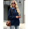 image:imageANRABESS Womens Quarter Button Long Sleeve Polo Sweatshirts  Denim Collared Henley Hoodies Shirt Cozy Fleece Pullover Top Loose Fit Casual Fall Outfit Winter Teen Preppy ClothesNavy Blue