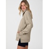 image:imageANRABESS Womens Quarter Zip Sweatshirt Oversized Hoodies  Soft Cozy Fleece Mock Neck Pullover with Side Pockets Drop Shoulder SlouchyY2K Color Block Casual LoungewearFall FashionLight Khaki