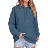 image:imageANRABESS Hoodies for Women Oversized Longline Sweatshirts  Long Sleeve Drawstring Pullover with Pockets Soft Cozy Warm Fleece Casual Y2K Teen Girls Clothes Fall Winter OutfitsGrey Blue