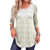 White Khaki Floral