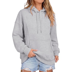 image:imageANRABESS Hoodies for Women Oversized Longline Sweatshirts  Long Sleeve Drawstring Pullover with Pockets Soft Cozy Warm Fleece Casual Y2K Teen Girls Clothes Fall Winter OutfitsGrey