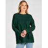 image:imageANRABESS Oversized Sweaters for Women Batwing Fall Outfits  Long Sleeve Crew Neck Pullover Cozy Casual Loose Knit Tops Cute Office Work Travel Vacation Winter Fashion ClothingDark Green