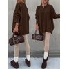 image:imageANRABESS Oversized Sweaters for Women Batwing Fall Outfits  Long Sleeve Crew Neck Pullover Cozy Casual Loose Knit Tops Cute Office Work Travel Vacation Winter Fashion ClothingCoffee