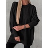 image:imageANRABESS Oversized Sweaters for Women Batwing Fall Outfits  Long Sleeve Crew Neck Pullover Cozy Casual Loose Knit Tops Cute Office Work Travel Vacation Winter Fashion ClothingBlack