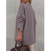 image:imageANRABESS Oversized Sweaters for Women Batwing Fall Outfits  Long Sleeve Crew Neck Pullover Cozy Casual Loose Knit Tops Cute Office Work Travel Vacation Winter Fashion ClothingNutmeg