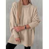 image:imageANRABESS Oversized Sweaters for Women Batwing Fall Outfits  Long Sleeve Crew Neck Pullover Cozy Casual Loose Knit Tops Cute Office Work Travel Vacation Winter Fashion ClothingAlmond