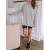 image:imageANRABESS Oversized Sweatshirt for Women Crewneck Fall Outfits  Long Sleeve Side Slit Pullover Tops Comfy Soft Fleece Loose Fit Sweatshirts with Pockets Casual Work Lounge Winter ClothesGrey