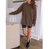 image:imageANRABESS Oversized Sweatshirt for Women Crewneck Fall Outfits  Long Sleeve Side Slit Pullover Tops Comfy Soft Fleece Loose Fit Sweatshirts with Pockets Casual Work Lounge Winter ClothesCoffee