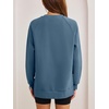 image:imageANRABESS Oversized Sweatshirt for Women Crewneck Fall Outfits  Long Sleeve Side Slit Pullover Tops Comfy Soft Fleece Loose Fit Sweatshirts with Pockets Casual Work Lounge Winter ClothesGrey Blue