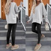 image:imageANRABESS Sweatshirts for Women Oversized V Neck Fleece Outfits  Thumbhole Long Sleeve amp Side Slits Soft Cozy Warm Pullover Tops Casual Going Out Daily Wear Winter Fall Fashion OutfitsGrey