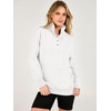 image:imageANRABESS Waffle Knit Sweatshirt for Women Henley Shirts  Lightweight Comfy Long Sleeve Stand Collar Half Button Pullover Tops Casual Daily Wear amp Work Fall Spring OutfitsWhite