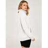 image:imageANRABESS Waffle Knit Sweatshirt for Women Henley Shirts  Lightweight Comfy Long Sleeve Stand Collar Half Button Pullover Tops Casual Daily Wear amp Work Fall Spring OutfitsWhite