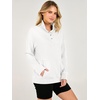 image:imageANRABESS Waffle Knit Sweatshirt for Women Henley Shirts  Lightweight Comfy Long Sleeve Stand Collar Half Button Pullover Tops Casual Daily Wear amp Work Fall Spring OutfitsWhite
