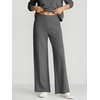image:imageANRABESS Womens 2 Piece Outfits V Neck Sweatsuit Lounge Sets  Raglan Top amp Wide Leg Pants Loose WrinkleFree Loungewear Daily Travel Airport Matching Sets Fall Winter ClothingDark Grey